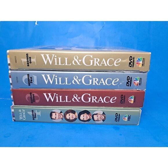 Will & Grace Complete Seasons 1 thru 4 DVD Lot-Great Condition - Picture 3 of 7